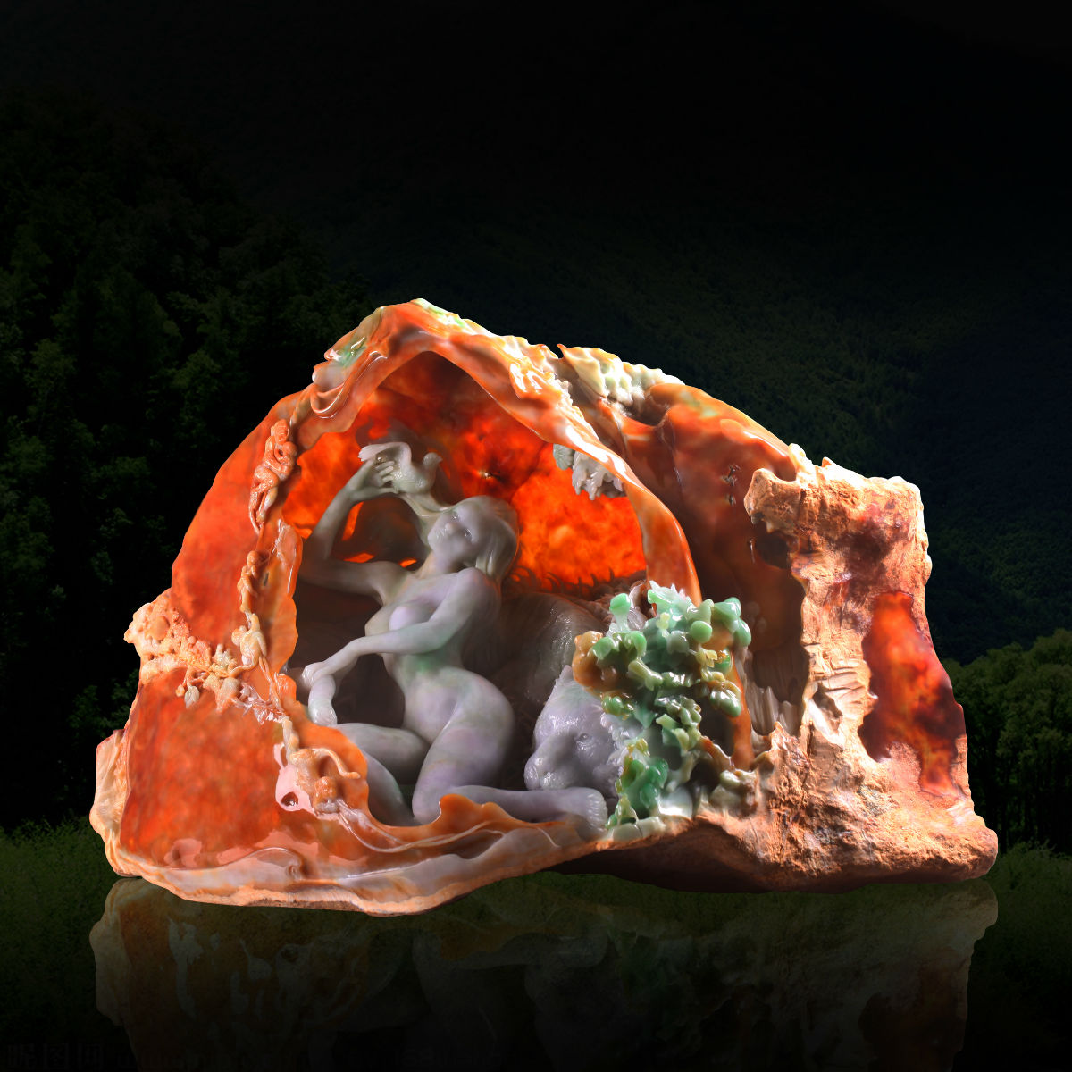 走进玉雕大师王朝阳的奇妙世界(图)(2)