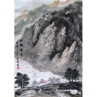 陈庆明寄情于山水间 国画作品荣登喜迎十八大