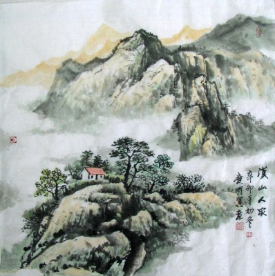 陈庆明寄情于山水间 国画作品荣登喜迎十八大