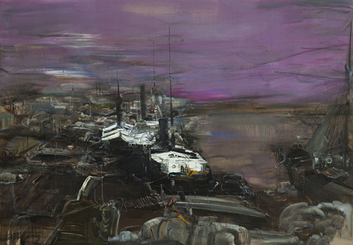 张新权画作中所表达的是场景的历史性(图)