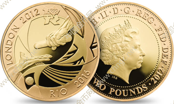 英国发行2012伦敦与2016里约热内卢奥运会交