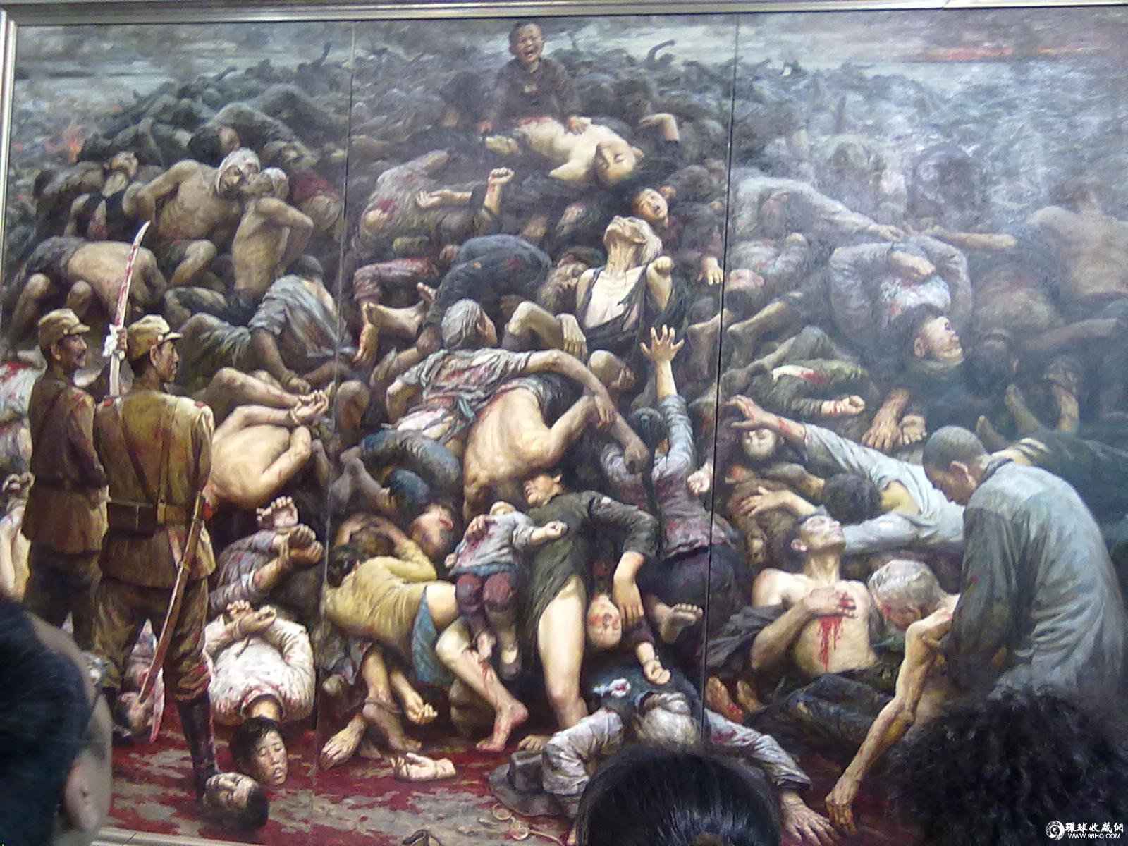 李自健《南京大屠杀》油画广州展出(图)