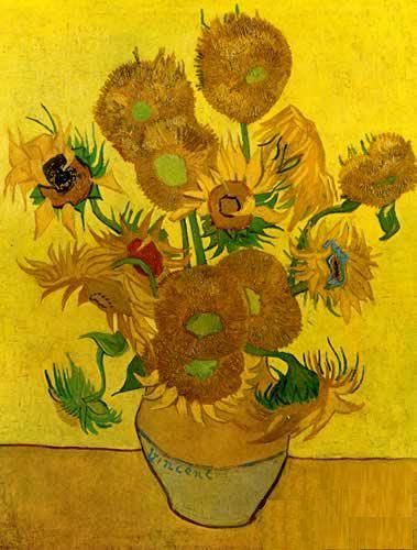 梵高《向日葵》赏析:阳光在画面上大放光芒_环球收藏网