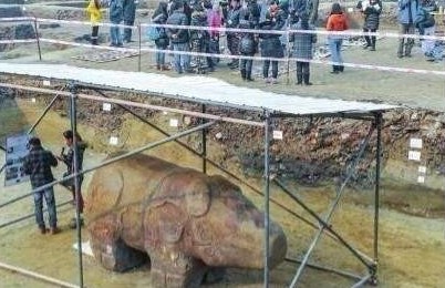 网传四川暴雨与镇水神兽被挖有关(图)_环球收